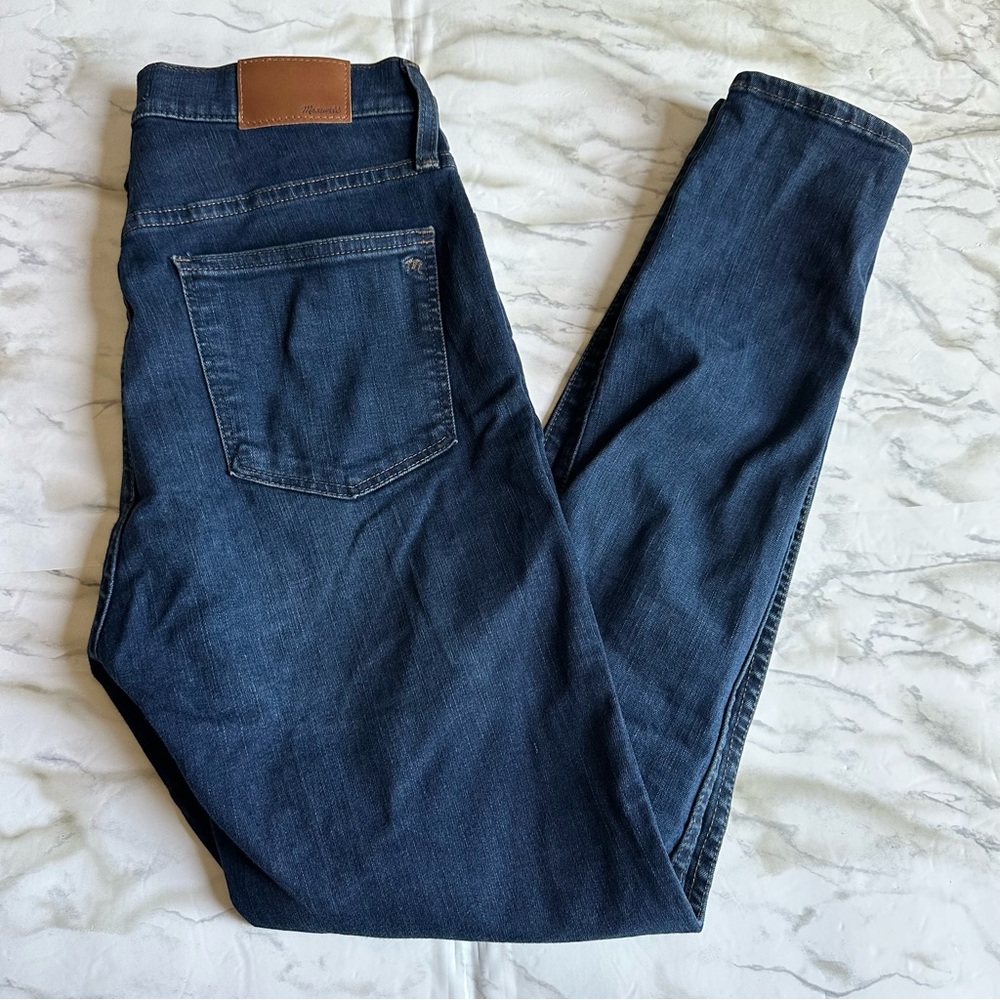 Madewell 10” High-Rise Skinny Jeans Dark Rinse Size 29